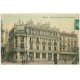 carte postale ancienne 49 ANGERS. Carte toilée. Hôtel des Postes et Télégraphes 1908