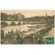 carte postale ancienne 49 ANGERS. Construction d'un Pont par le 6° Génie 1912. Militaires et Régiments