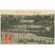 carte postale ancienne 49 ANGERS. Jardin des Plantes. Ouvriers posant les bases d'un rail 1911