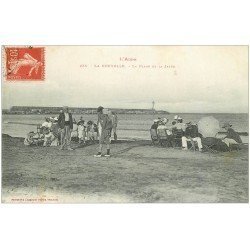 11 LA NOUVELLE. Plage et Jetée vers 1912