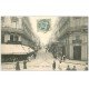 carte postale ancienne 49 ANGERS. Rue d'Alsace 1904 Café du Ralliement et Pharmacie