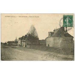 carte postale ancienne 49 AUVERSE. Villa du Tilleul Route de Noyant 1909