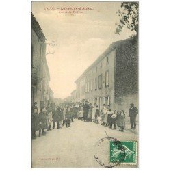 carte postale ancienne 11 LABASTIDE-D'ANJOU. Avenue de Toulouse 1909