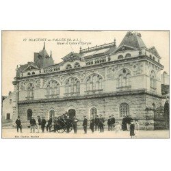 49 BEAUFORT-EN-VALLEE. Musée et Caisse d'Epargne. Pompiers avec leur Pompe