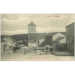 carte postale ancienne 11 LACOMBE. La Place