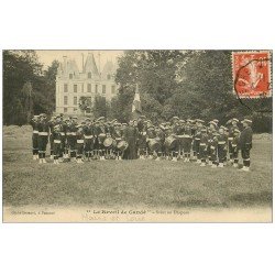 49 CHANDE. Fanfare "" Le Réveil "" Salut au Drapeau 1911