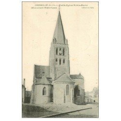 carte postale ancienne 49 CHEMILLE. Eglise Notre-Dame 1908
