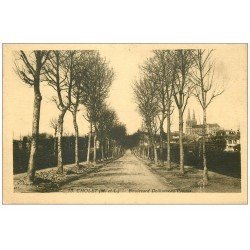 carte postale ancienne 49 CHOLET. Boulevard Delhumeau Plessis