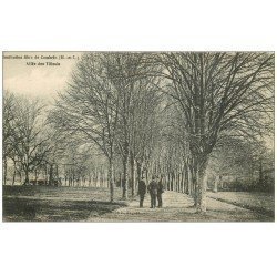 carte postale ancienne 49 COMBREE. Allée des Tilleuls Institution libre 1928