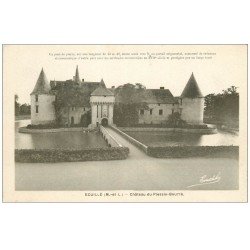 carte postale ancienne 49 ECUILLE. Château du Plessis Bourré