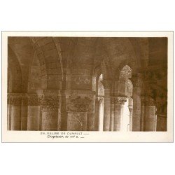 carte postale ancienne 49 EGLISE DE CUNAULT. Chapiteaux 29