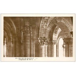 carte postale ancienne 49 EGLISE DE CUNAULT. Chapiteaux 30