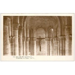 carte postale ancienne 49 EGLISE DE CUNAULT. Choeur