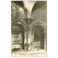 carte postale ancienne 49 FONTEVRAULT. Abbaye Tour d'Evrault