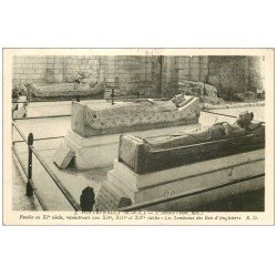 carte postale ancienne 49 FONTEVRAULT. Tombeaux des Rois d'Angleterre 1945