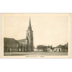 carte postale ancienne 49 JUMELLES. Eglise