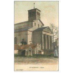 carte postale ancienne 49 LE VAUDELNAY. L'Eglise 1913