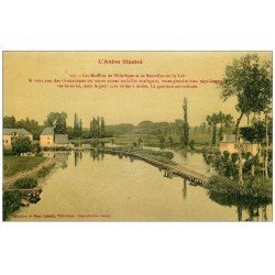 carte postale ancienne 49 LES MOULINS DE VILLEVEQUE. Et de Soucelles sur le Loir
