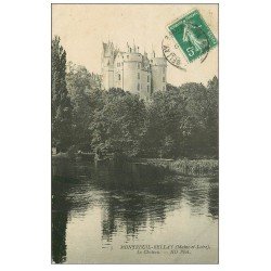 carte postale ancienne 49 MONTREUIL-BELLAY. Le Château vers 1911