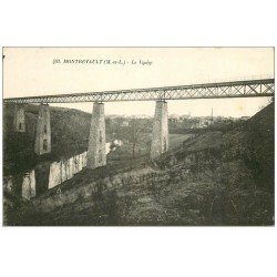 carte postale ancienne 49 MONTREVAULT. Le Viaduc