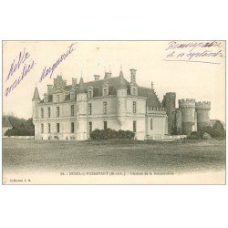 carte postale ancienne 49 NUEIL-SUR-PASSAVANT. Château de la Boissonnière 1904