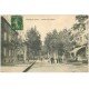 carte postale ancienne 11 LEZIGNAN. Avenue de la Gare 1917