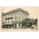 carte postale ancienne 49 SAUMUR. Hôtel Terminus Café Restaurant et voiture ancienne