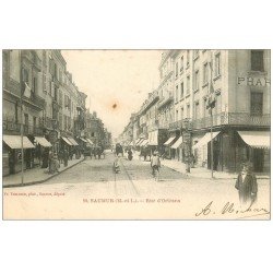 carte postale ancienne 49 SAUMUR. Rue d'Orléans 1903