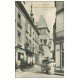 carte postale ancienne 49 SAUMUR. Rue et Vieil Hôtel de Ville. Livraison attelage âne 1909