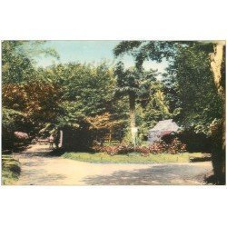 carte postale ancienne 11 LEZIGNAN. Dans les Jardins 1942