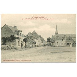 carte postale ancienne 49 SOUCELLES. Rue du Champ de Courses 1908