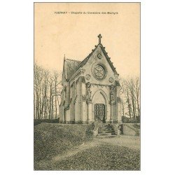 carte postale ancienne 49 YZERNAY. Chapelle du Cimetière des Martyrs