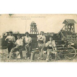 49 NOYAN-LA-GRAVOYERE. Fente des ardoises 1907. Ardoiserie de Mison-Grain ardoisiers