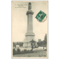 carte postale ancienne 59 ANNOEULLIN. Monument Victimes du Devoir 1910