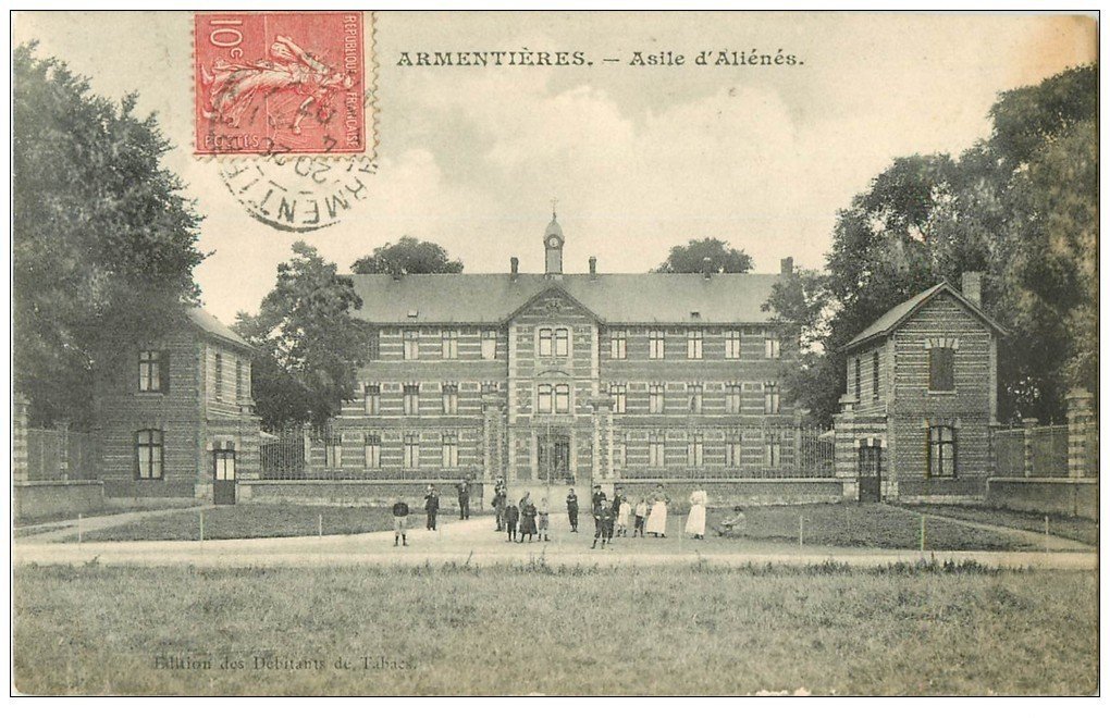 59 ARMENTIERES. Asile d'Aliénés 1907