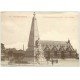 carte postale ancienne 59 ARMENTIERES. Les Halles et Monument aux Morts