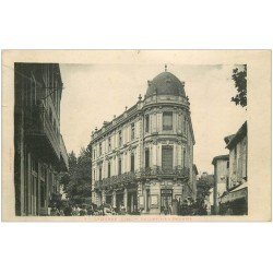 carte postale ancienne 11 LEZIGNAN. Le Comptoir d'Escompte de Paris 1906
