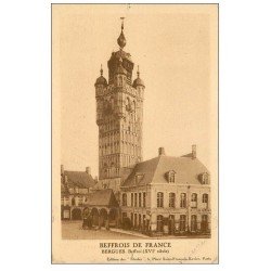 carte postale ancienne 59 BERGUES. Beffroi 1924