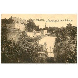 carte postale ancienne 59 BERGUES. Caserne Porte de Bierne