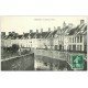 carte postale ancienne 59 BERGUES. La Colme en Ville 1908