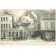carte postale ancienne 59 BERGUES. Le Café du Midi Place de la République 1916