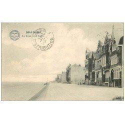 carte postale ancienne 59 BRAY-DUNES. La Digue 1914