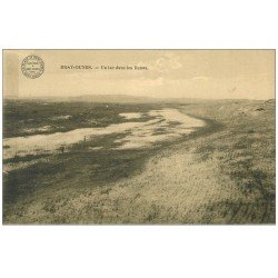 carte postale ancienne 59 BRAY-DUNES. Un Lac dans les Dunes 1915