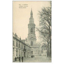 carte postale ancienne 59 CAMBRAI. Eglise Saint-Géry 1925