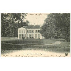 carte postale ancienne 59 CASSEL. Château d'Oxelaëre 1904