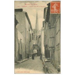carte postale ancienne 11 LIMOUX. Vieille Rue de la Bladerie 1912