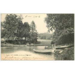 carte postale ancienne 59 CASSEL. Lac d'Oxelaëre 1904