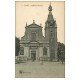 carte postale ancienne 59 CONDE. Eglise Saint-Wasnon animation