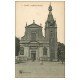 carte postale ancienne 59 CONDE. Eglise Saint-Wasnon animation