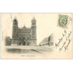 carte postale ancienne 59 CROIX. Eglise Saint-Pierre 1903